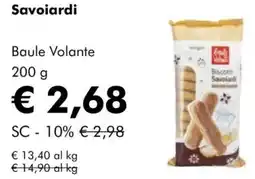 NaturaSì Savoiardi Baule Volante offerta