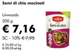 NaturaSì Semi di chia macinati Linwoods offerta