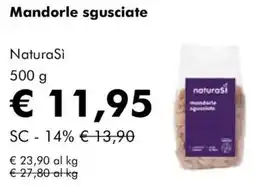 NaturaSì Mandorle sgusciate NaturaSì offerta
