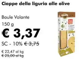NaturaSì Ciappe della liguria alle olive Baule Volante offerta