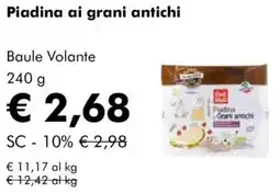 NaturaSì Piadina ai grani antichi Baule Volante offerta