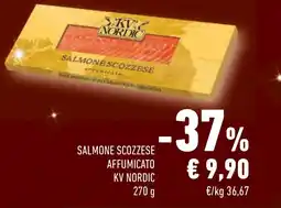 Conad Superstore Salmone scozzese affumicato KV NORDIC offerta