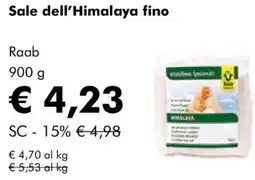 NaturaSì Sale dell'Himalaya fino Raab offerta