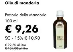 NaturaSì Olio di mandorla Fattoria della Mandorla offerta