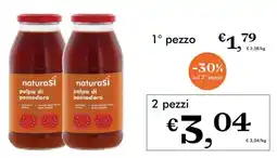 NaturaSì NaturaSì Polpa di pomodoro offerta