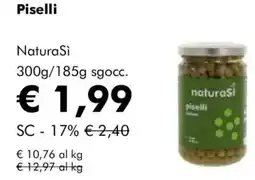 NaturaSì Piselli NaturaSì offerta
