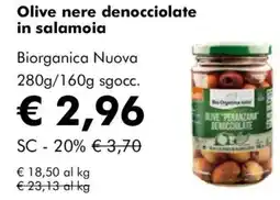 NaturaSì Olive nere denocciolate in salamoia Biorganica Nuova offerta