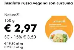 NaturaSì Insalata russa vegana con curcuma NaturaSi offerta