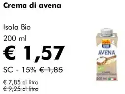NaturaSì Crema di avena Isola Bio offerta