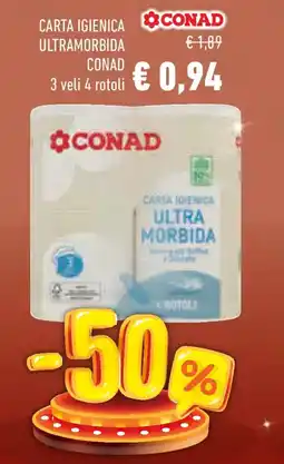 Conad Superstore Carta igienica ultramorbida CONAD offerta