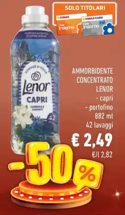 Conad Superstore Ammorbidente concentrato capri e portofino offerta