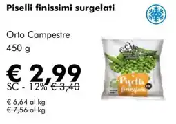 NaturaSì Piselli finissimi surgelati Orto Campestre offerta