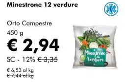 NaturaSì Minestrone 12 verdure Orto Campestre offerta