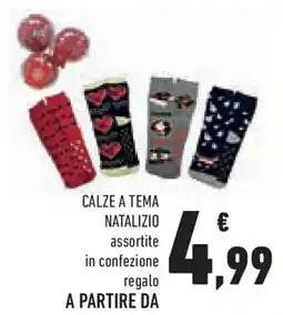 Conad Superstore Calze a tema natalizio offerta