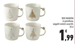 Conad Superstore Mug kasaviva in porcellana, soggetti natalizi offerta