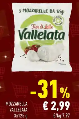 Conad Superstore Mozzarella VALLELATA offerta