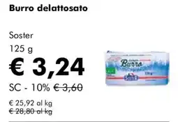 NaturaSì Burro delattosato Soster offerta