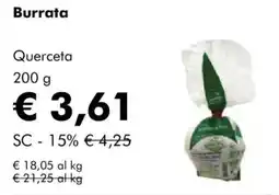 NaturaSì Burrata Querceta offerta