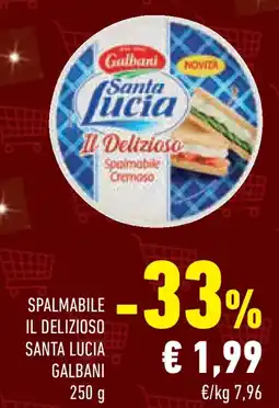 Conad Superstore Spalmabile il delizioso santa lucia GALBANI offerta