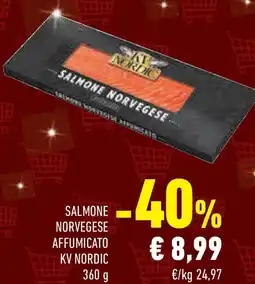 Conad Superstore Salmone norvegese affumicato KV NORDIC offerta