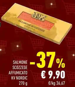 Conad Superstore Salmone scozzese affumicato KV NORDIC offerta