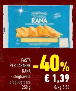 Conad Superstore Pasta per lasagne rana sfogliavelo e sfogliagrezza offerta