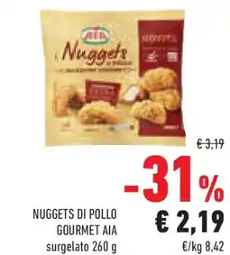 Conad Superstore Nuggets di pollo gourmet AIA offerta