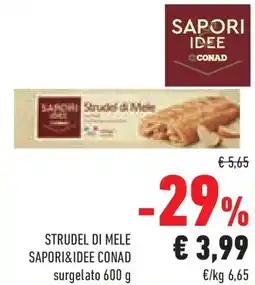 Conad Superstore Strudel di mele SAPORI&IDEE CONAD offerta