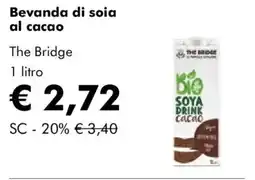 NaturaSì Bevanda di soia al cacao The Bridge offerta