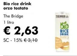 NaturaSì Bio rice drink orzo tostato The Bridge offerta