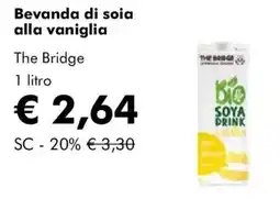 NaturaSì Bevanda di soia alla vaniglia The Bridge offerta