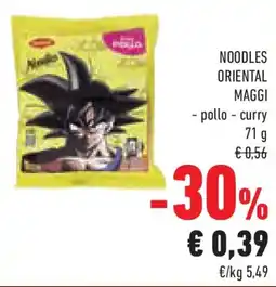 Conad Superstore Noodles oriental maggi pollo e curry offerta