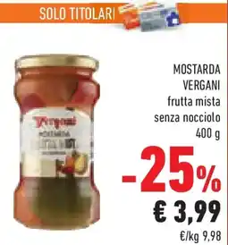 Conad Superstore Mostarda vergani frutta mista senza nocciolo offerta