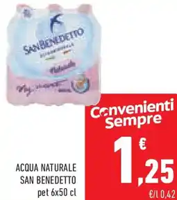 Conad Superstore Acqua naturale SAN BENEDETTO offerta