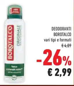 Conad Superstore Deodoranti BOROTALCO offerta