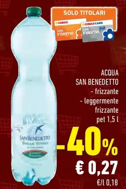 Conad Superstore Acqua SAN BENEDETTO offerta