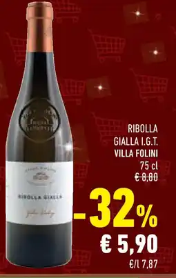 Conad Superstore Ribolla gialla i.g.t. villa folini offerta