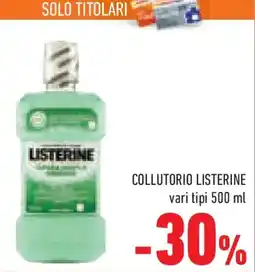 Conad Superstore Collutorio LISTERINE offerta