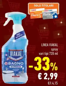 Conad Superstore Linea viakal spray offerta
