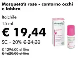 NaturaSì Mosqueta's rose - contorno occhi e labbra Italchile offerta