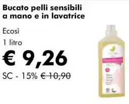 NaturaSì Bucato pelli sensibili a mano e in lavatrice Ecosì offerta
