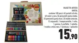 Conad Superstore Valigetta artista kartal offerta