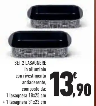 Conad Superstore Set 2 lasagnere offerta