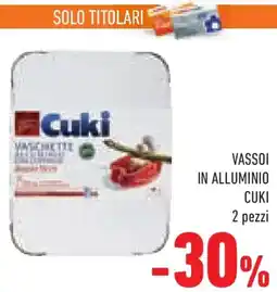 Conad Superstore Vassoi in alluminio CUKI offerta