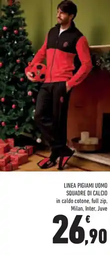 Conad Superstore Linea pigiami uomo squadre di calcio offerta