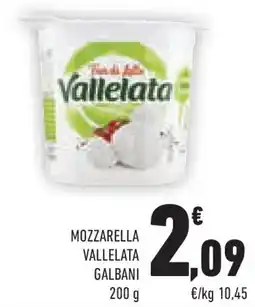 Conad Superstore Mozzarella vallelata GALBANI offerta