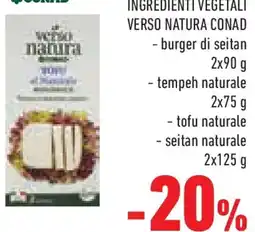 Conad Superstore Ingredienti vegetali VERSO NATURA CONAD offerta