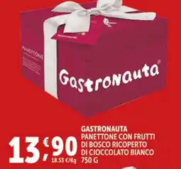 Deco Supermercati Gastronauta panettone con frutti di bosco ricoperto di cioccolato bianco offerta