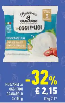 Conad Superstore Mozzarella oggi puoi GRANAROLO offerta