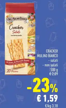 Conad Superstore Cracker mulino bianco salati e non salati offerta